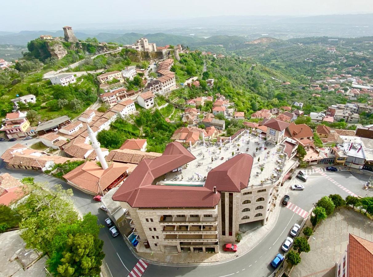 Hotel Panorama Kruje View On The Castle And The Old Town Exterior photo